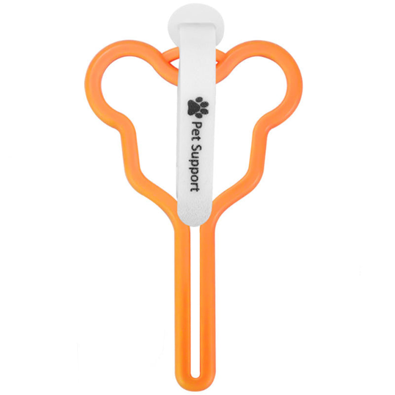 HKM-3333309 Hands-Free Dog Poop Bag Holder with Adjustable Clip for Easy Walking and Cleaning