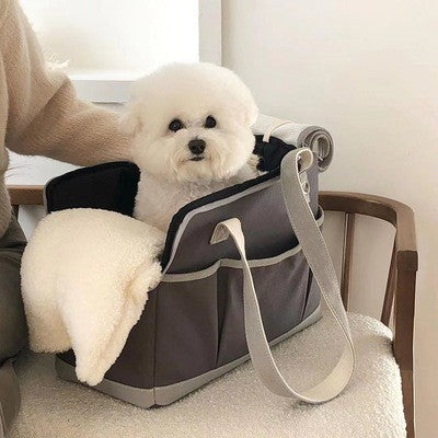 HKM-3334077 Portable Cat Carrier Bag with Headrest and Optional Accessories in Multiple Styles