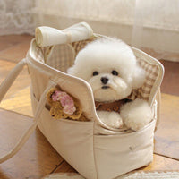 HKM-3334077 Portable Cat Carrier Bag with Headrest and Optional Accessories in Multiple Styles
