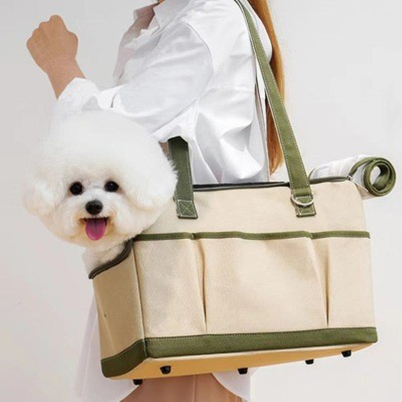 HKM-3334077 Portable Cat Carrier Bag with Headrest and Optional Accessories in Multiple Styles