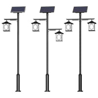 HKM-333587 IP65 Waterproof LED Solar Garden Lights with Adjustable Color Temperature for Outdoor Use