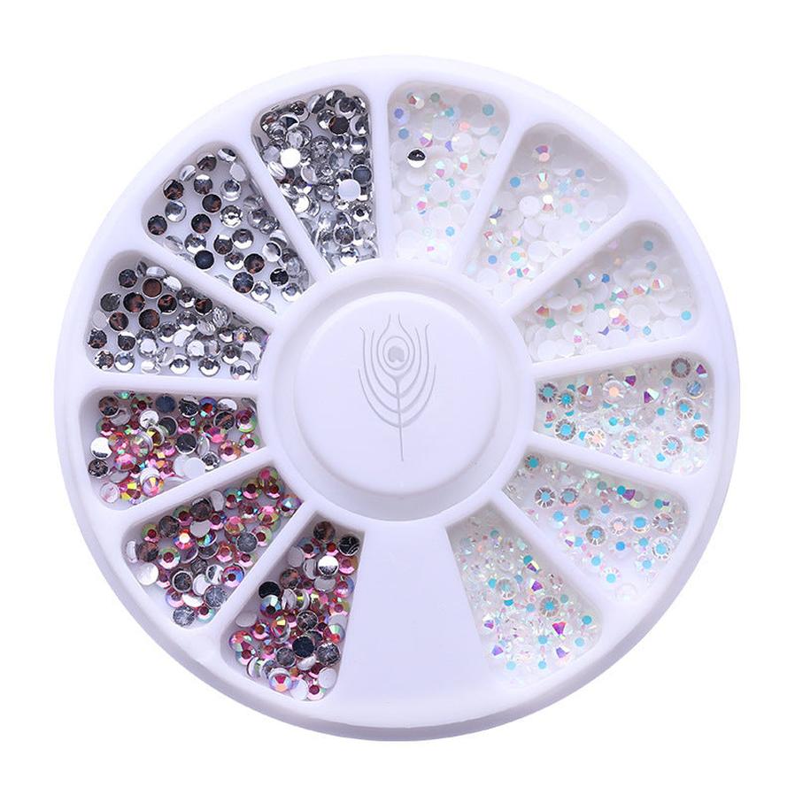 HKM-333715 Resin Nail Art Stickers for Unique Diamond Jewelry Decor