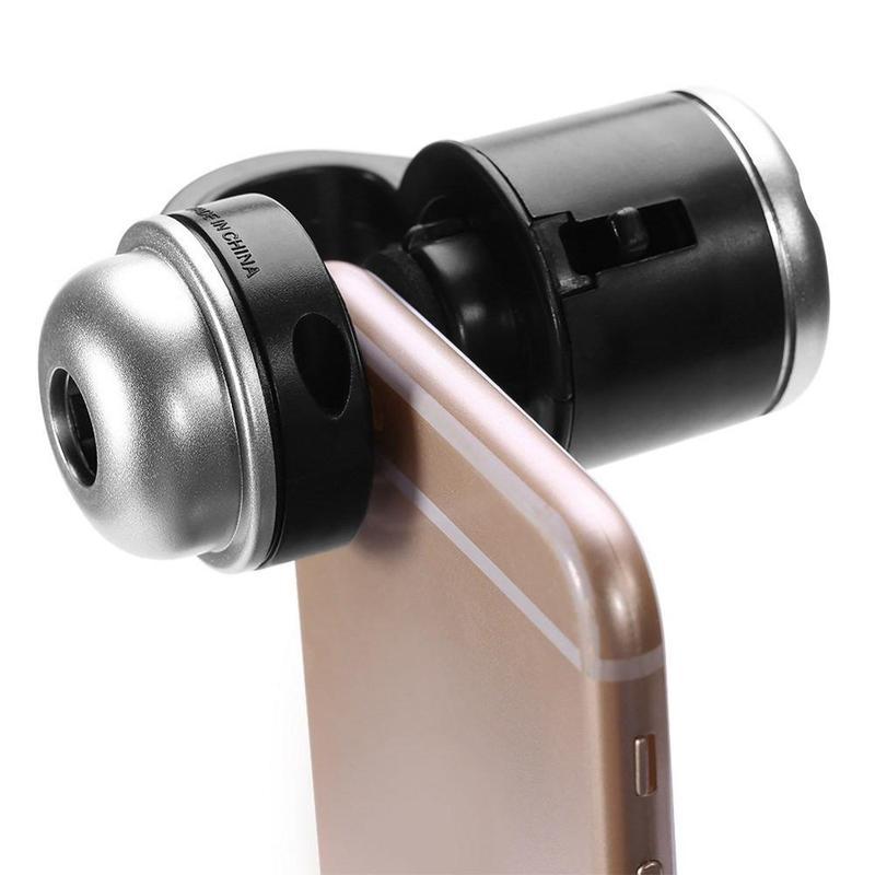 HKM-333779 30x Mobile Phone Lens Microscope with LED Light for Enhanced Night Observation