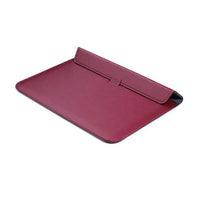 HKM-333779 Custom Smooth Leather Laptop Cover and Stand for 15-Inch Devices