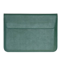 HKM-333779 Custom Smooth Leather Laptop Cover and Stand for 15-Inch Devices