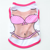 HKM-3338173 Cotton Pet Dog Bikini Vest for Pectoral Support in Various Sizes