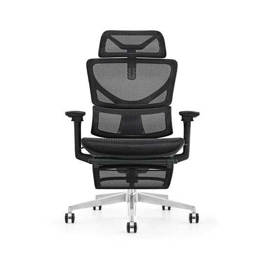 HKM-333843 Ergonomic High Back Mesh Office Chair with 360-Degree Swivel and Footrest