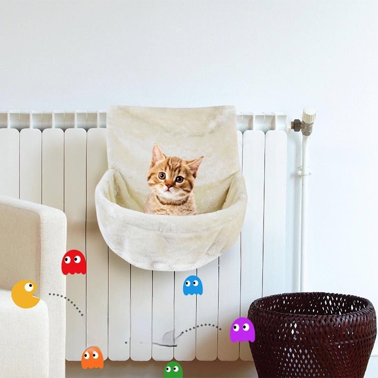 HKM-3339197 Cozy Iron Frame Cat Hammock in Multiple Colors