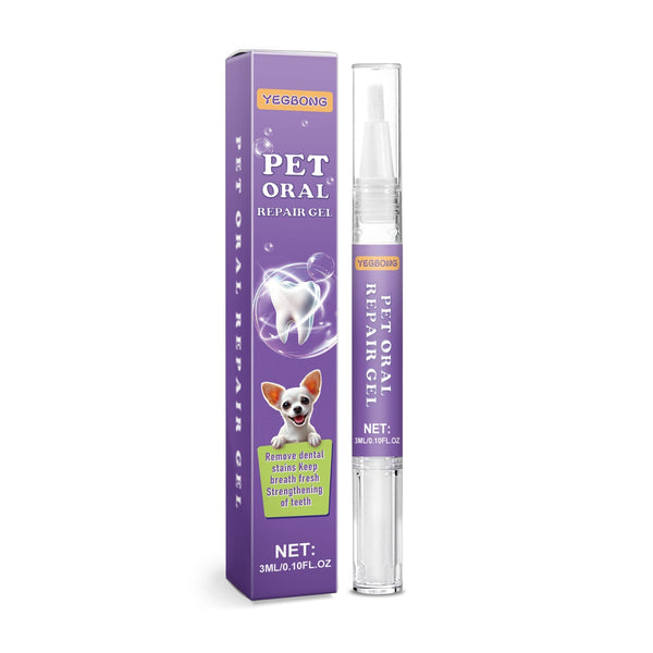 HKM-3339453 Pet Oral Cleaning and Dental Care Pen - 3ml with Cleaning Brush