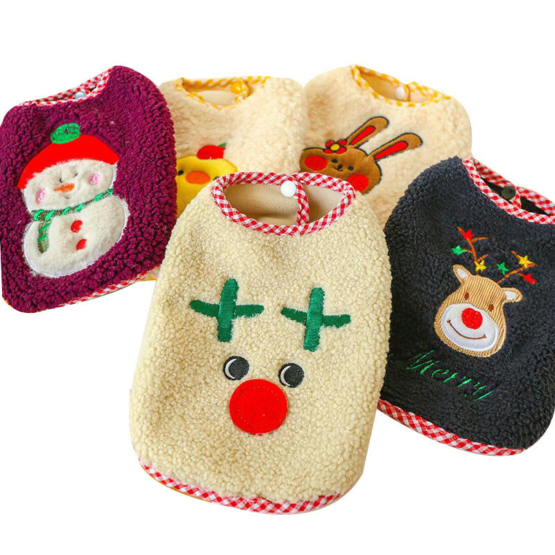 HKM-3339965 Cozy Lamb Wool Vest for Cats and Dogs - Warm and Stylish in Various Colors