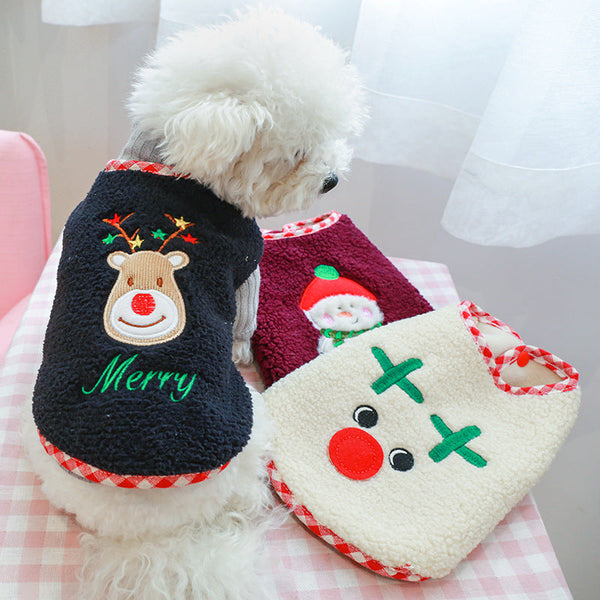 HKM-3339965 Cozy Lamb Wool Vest for Cats and Dogs - Warm and Stylish in Various Colors