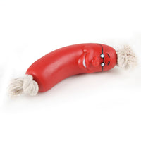 HKM-3342397 Eco-Friendly Silicone Sausage Gnaws Pet Chew Toy for Dental Health