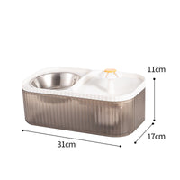 HKM-3343421 Large Capacity Cat and Dog Automatic Feeder with Detachable Water Fountain in Multiple Colors