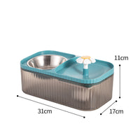 HKM-3343421 Large Capacity Cat and Dog Automatic Feeder with Detachable Water Fountain in Multiple Colors