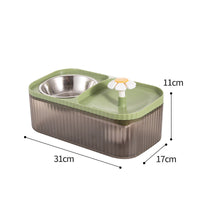 HKM-3343421 Large Capacity Cat and Dog Automatic Feeder with Detachable Water Fountain in Multiple Colors