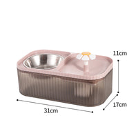 HKM-3343421 Large Capacity Cat and Dog Automatic Feeder with Detachable Water Fountain in Multiple Colors