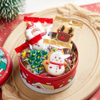 HKM-334355 Handmade Red Packing Bags for Christmas Biscuit Cookies - Set of 100