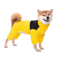 HKM-3343933 Waterproof and Windproof Shell Jacket for Dogs - Available in Yellow, Black, Milky White, Sizes XL to 8XL