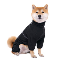 HKM-3343933 Waterproof and Windproof Shell Jacket for Dogs - Available in Yellow, Black, Milky White, Sizes XL to 8XL