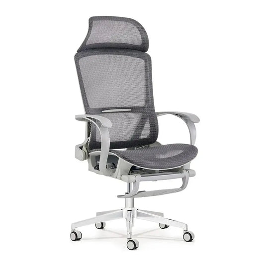 HKM-334483 High Back Mesh Office Chair with Ergonomic Design, Adjustable Headrest and Footrest, Big and Tall Support