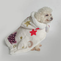 HKM-3344957 Coral Fleece Portable Pet Cloak Pajamas in XINGX and Moon Design