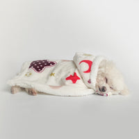 HKM-3344957 Coral Fleece Portable Pet Cloak Pajamas in XINGX and Moon Design