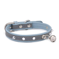 HKM-3345341 Stylish Anti-Bite Dog Collar for Medium Neck Sizes in Comfortable PU Material - Available in Blue, Black, Brown, and Apricot