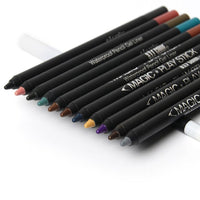 HKM-334611 12 Color Pearl Eyeliner Pencil Set for Versatile Eye Looks
