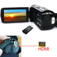 HKM-334611 Digital Camera with 3.0 Inch Rotating Screen, 28MP Photo Resolution, HD 1080P Video, USB Rechargeable