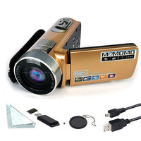 HKM-334611 Digital Camera with 3.0 Inch Rotating Screen, 28MP Photo Resolution, HD 1080P Video, USB Rechargeable