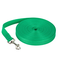 HKM-3347133 Durable Nylon Long Rope Pet Leash - 1.5M, 1.8M, 3M Lengths in Vibrant Colors
