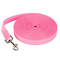 HKM-3347133 Durable Nylon Long Rope Pet Leash - 1.5M, 1.8M, 3M Lengths in Vibrant Colors