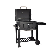 HKM-334739 Charcoal BBQ Grill Trolley with Side Table in Multiple Sizes