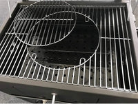 HKM-334739 Charcoal BBQ Grill Trolley with Side Table in Multiple Sizes