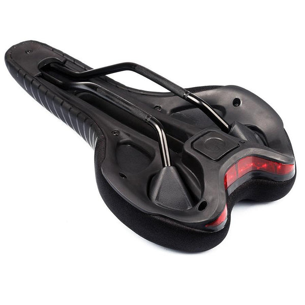 HKM-334739 Mountain Bike Seat with Built-in Taillight for Enhanced Safety and Comfort