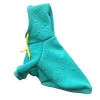 HKM-3348413 Pet Sweater in Monochrome Colors - Lake Green and Rose Red, Bamboo Material
