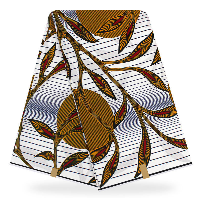 HKM-335059 Batik Printed 100% Cotton Wax Cloth - 110cm Wide