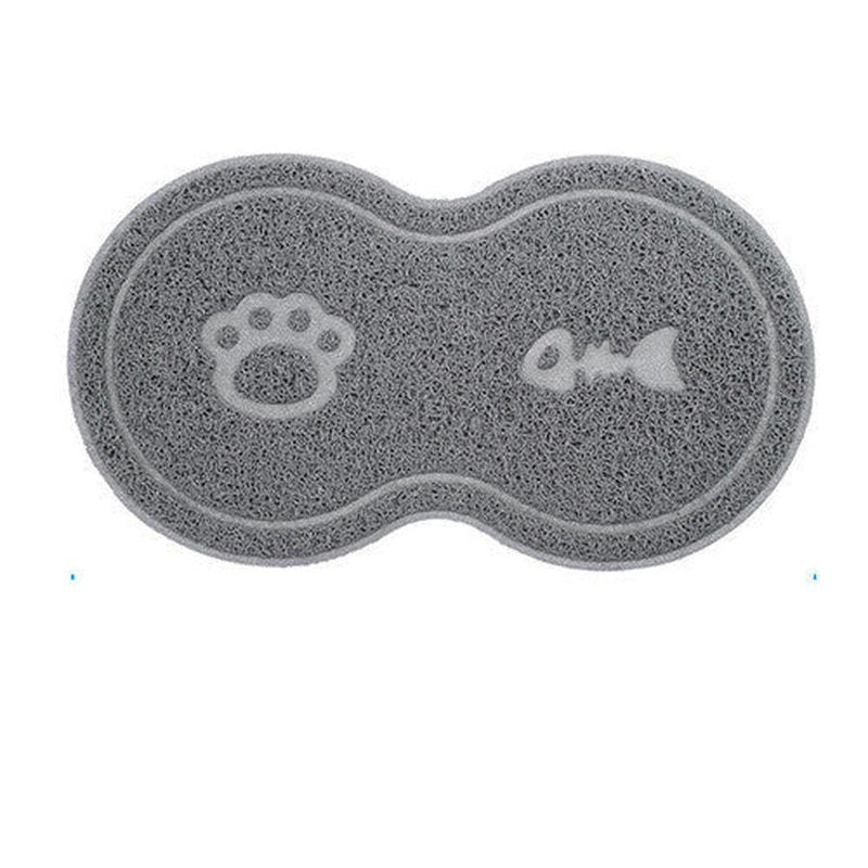 HKM-335059 Cat Daily Necessities Cat Litter Pad - Durable Plastic, 45.5x25.5cm, Available in Rose Red and Gray