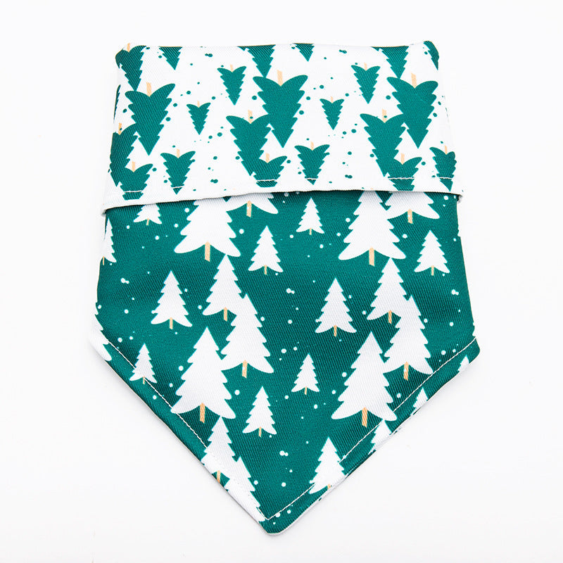 HKM-3350717 Geometric Triangle Scarf Set with Butterfly Bow Tie and Hair Accessories