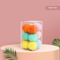 HKM-3352765 Cat Teasing Ball Set in Mixed Sizes - High Elasticity Cotton Thread for Fun Playtime