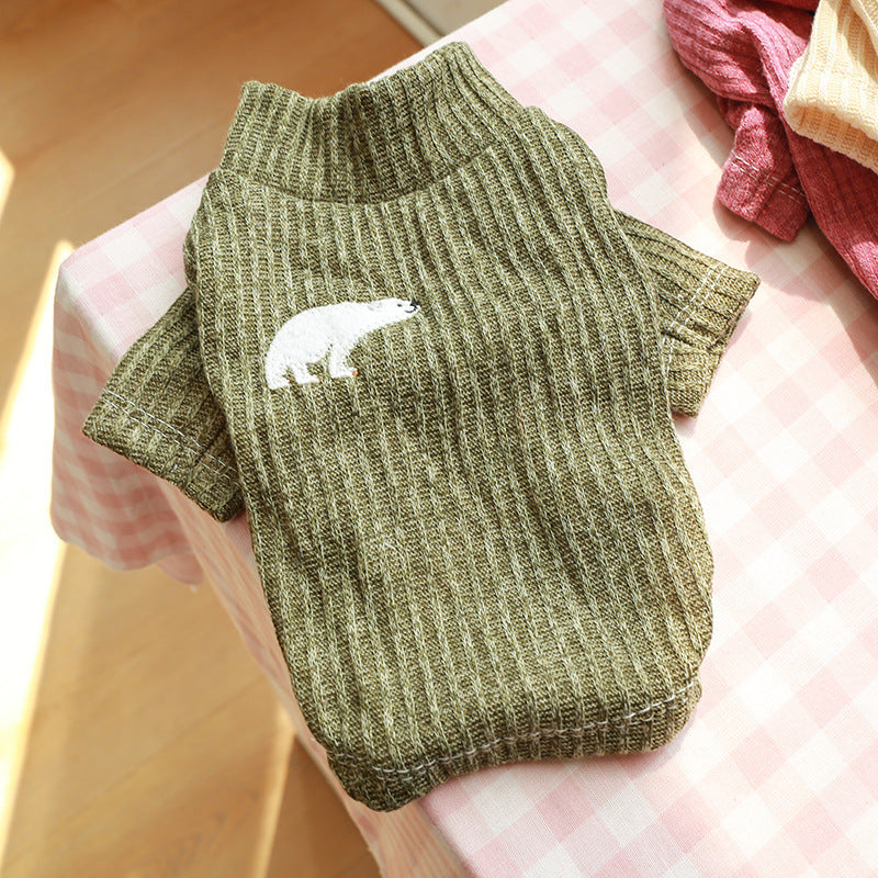 HKM-3353661 Cozy Fall and Winter Dog Clothing - Cute Tops and Undershirts in Various Colors and Styles