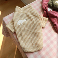 HKM-3353661 Cozy Fall and Winter Dog Clothing - Cute Tops and Undershirts in Various Colors and Styles