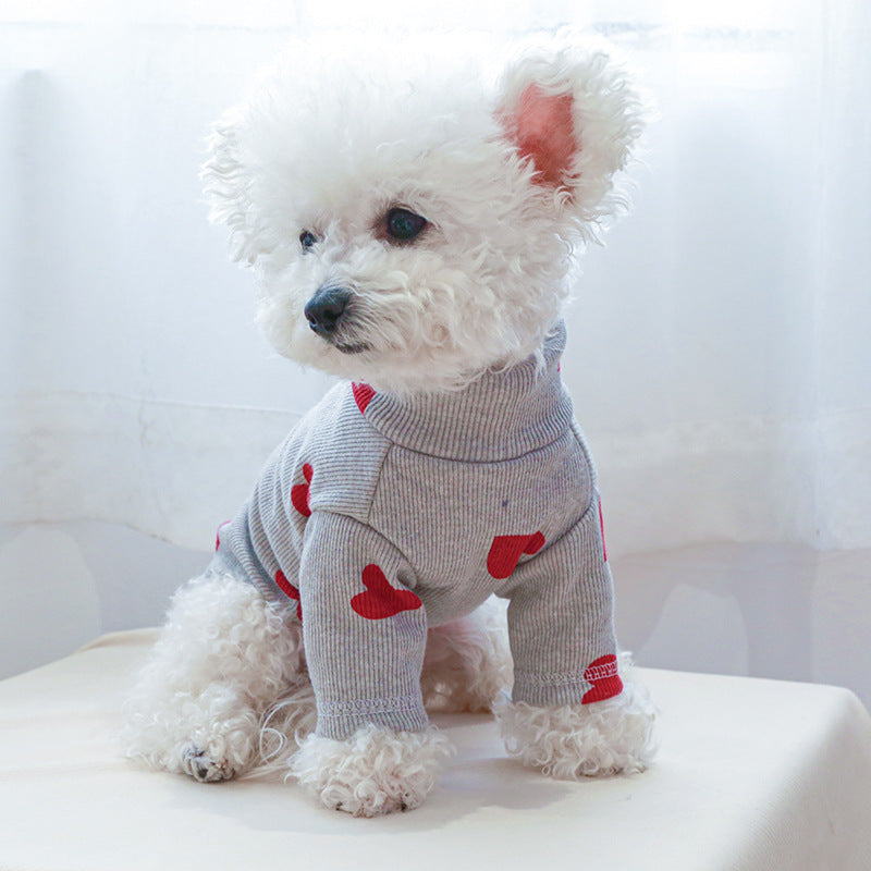 HKM-3353661 Cozy Fall and Winter Dog Clothing - Cute Tops and Undershirts in Various Colors and Styles