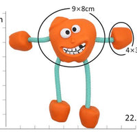 HKM-3353917 Durable Rubber Ball Toy for Small and Medium Dogs with Molar Teeth Cleaning Features