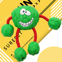 HKM-3353917 Durable Rubber Ball Toy for Small and Medium Dogs with Molar Teeth Cleaning Features