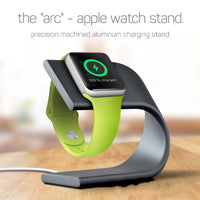 HKM-335443 Aluminum Alloy U-Shaped Charging Stand for Apple Watch - Compact & Stylish Design