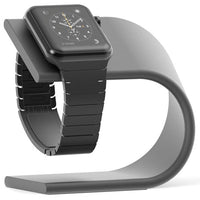 HKM-335443 Aluminum Alloy U-Shaped Charging Stand for Apple Watch - Compact & Stylish Design