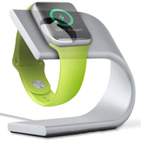 HKM-335443 Aluminum Alloy U-Shaped Charging Stand for Apple Watch - Compact & Stylish Design