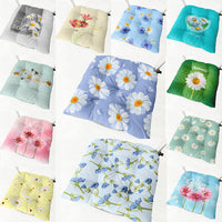 HKM-335443 Daisy Floral Cotton Linen Chair Cushions in Various Styles and Colors