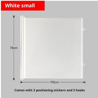 HKM-3354557 Automatic Telescopic Pet Safety Barrier for Doors and Entrances - Available in White and Black, Two Sizes